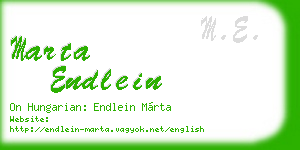 marta endlein business card
